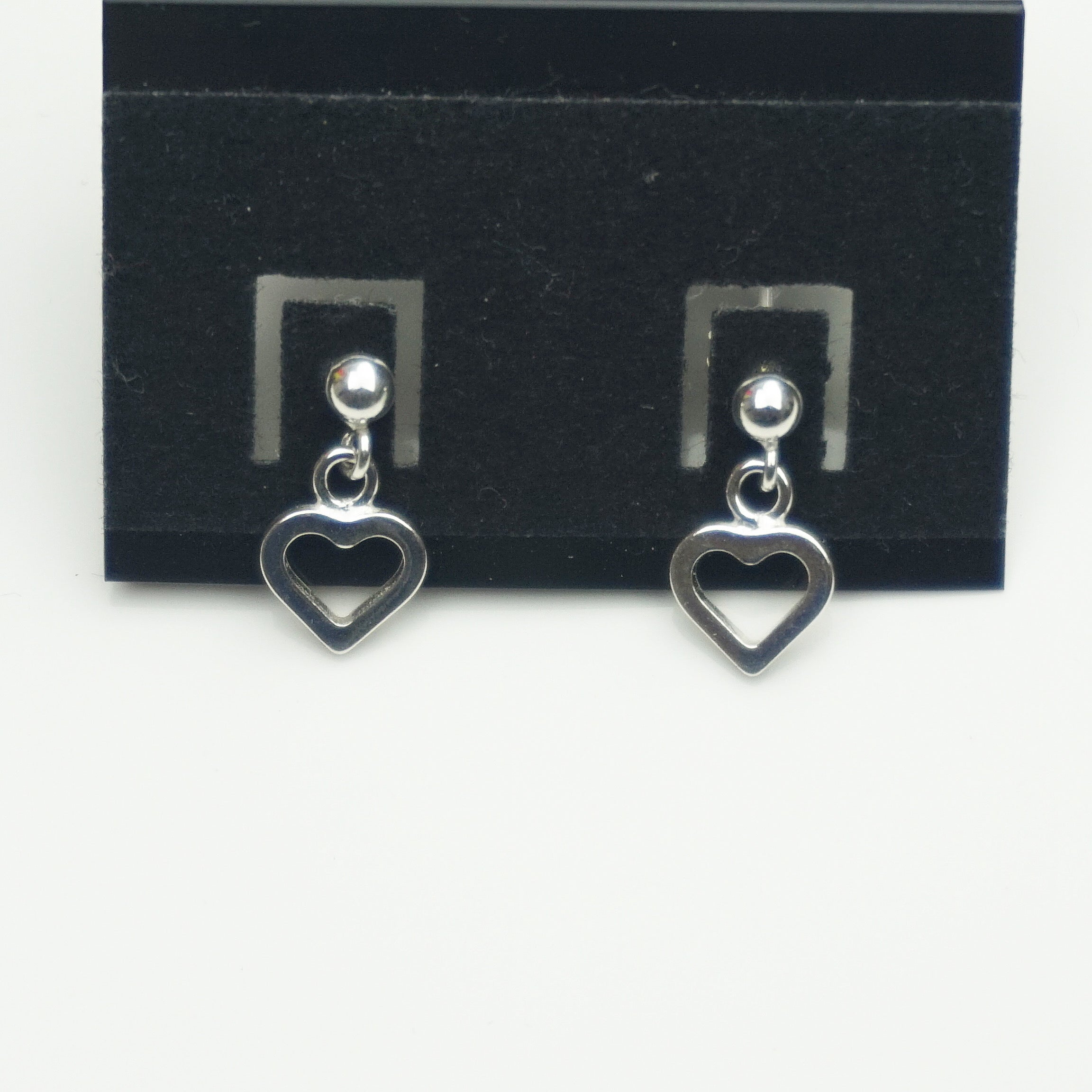 Mini Open Heart Earrings