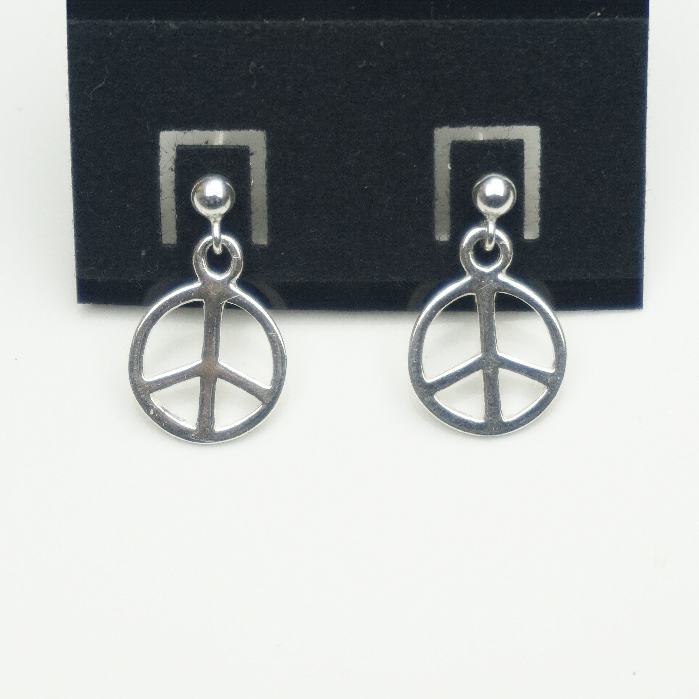 Mini Peace Sign Earrings