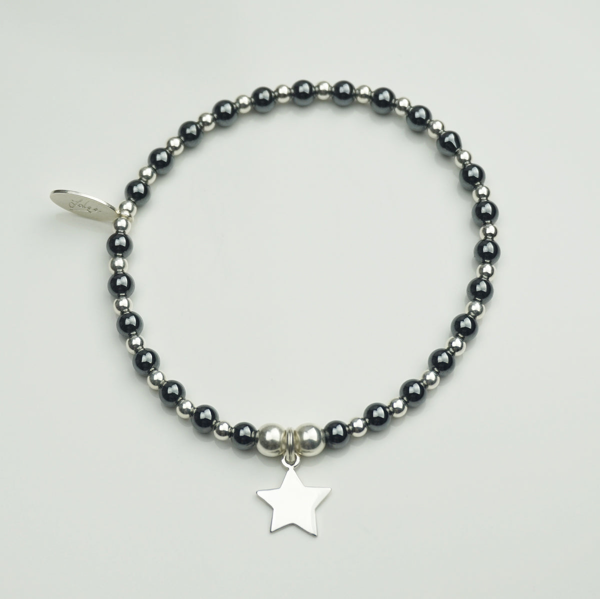 Star 4mm Hematite Bracelet Jolee Jewellery