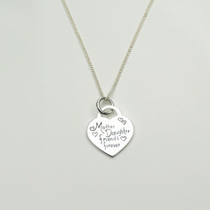 Mother Daughter Friends Forever Necklace