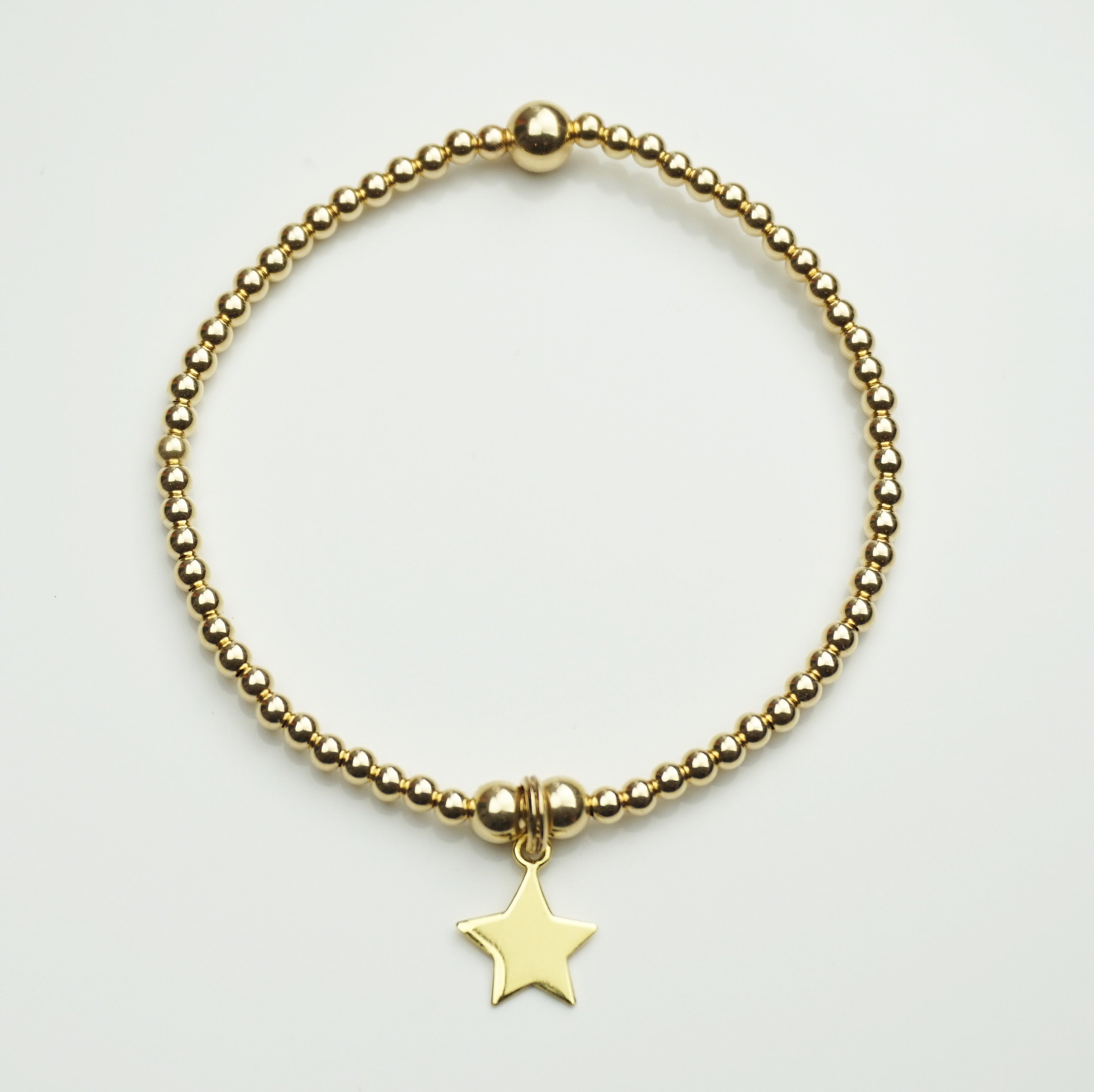 Yellow Gold Star Bracelet