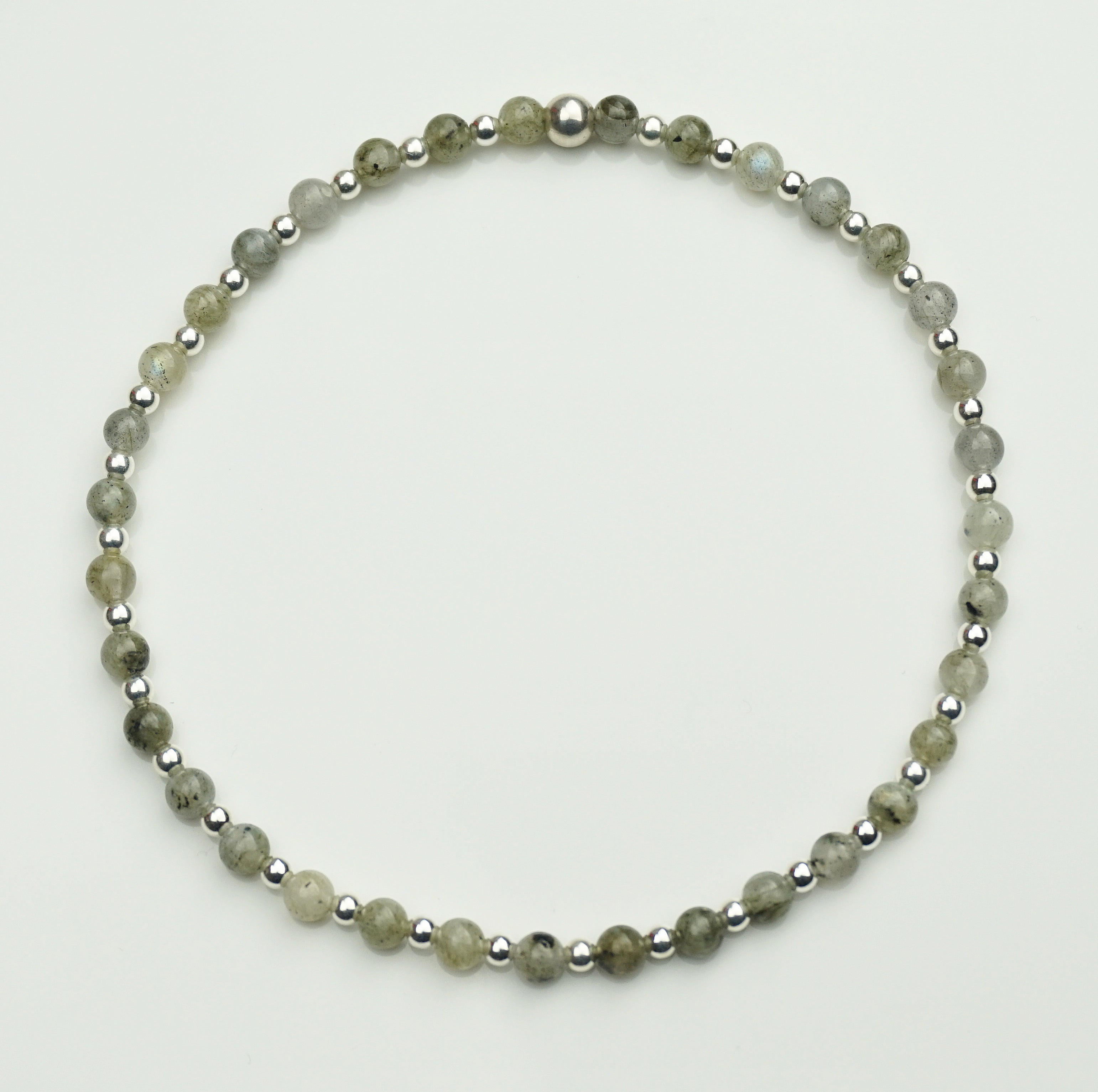 Anklet – Labradorite and Sterling Silver